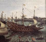 VROOM, Hendrick Cornelisz. The Arrival at Vlissingen of the Elector Palatinate Frederick V (detail) ar China oil painting reproduction